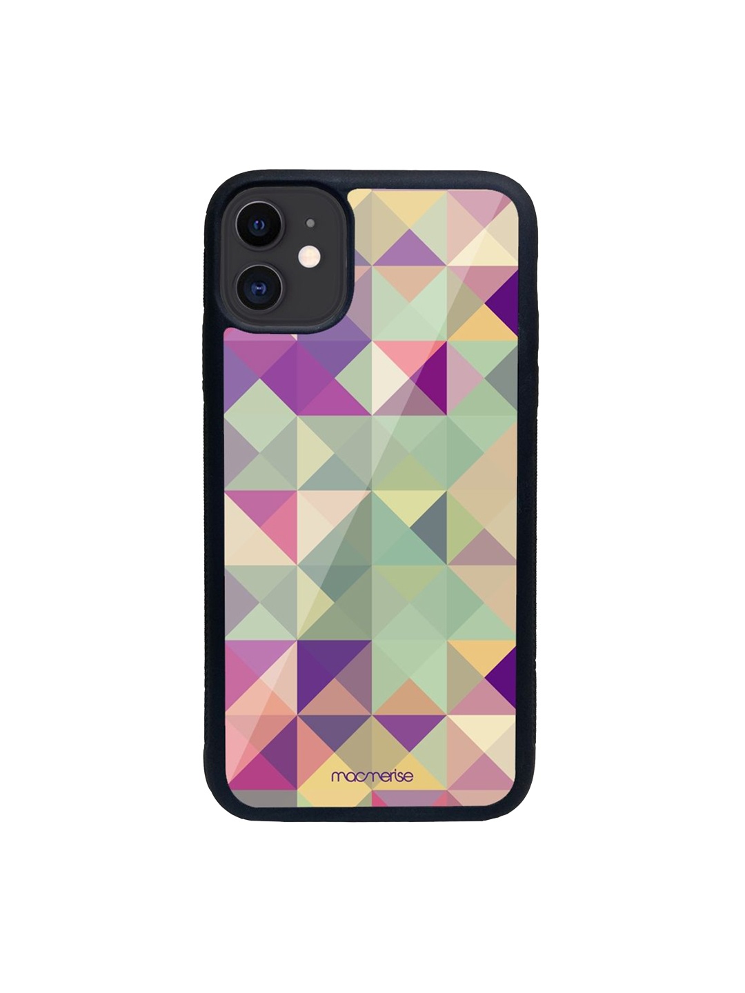 

macmerise Kaleidoscope Printed iPhone 11 Phone Back Case, Green