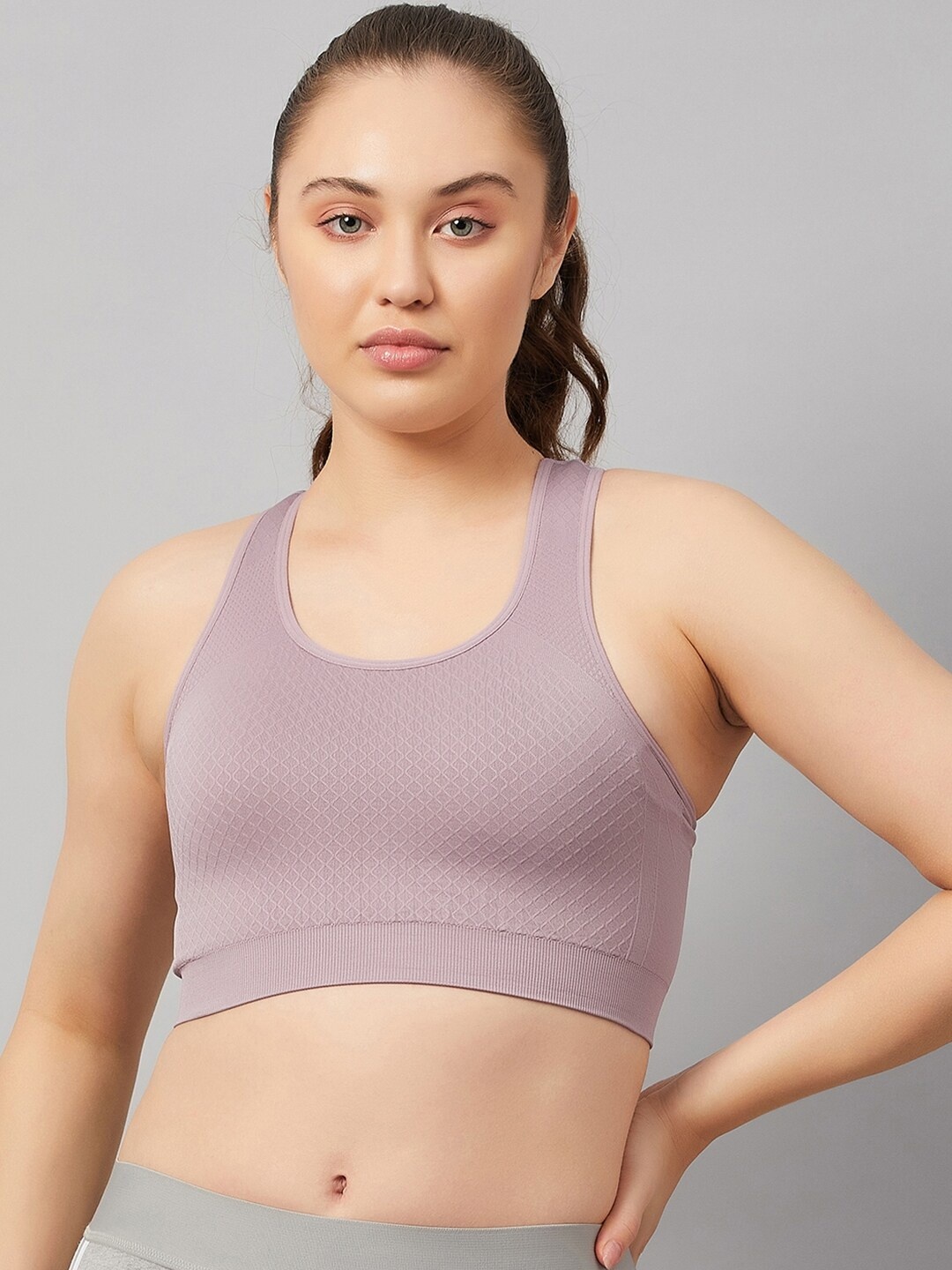 

C9 AIRWEAR Full Coverage Padded Moisture Wicking Racerback Sports Bra, Mauve