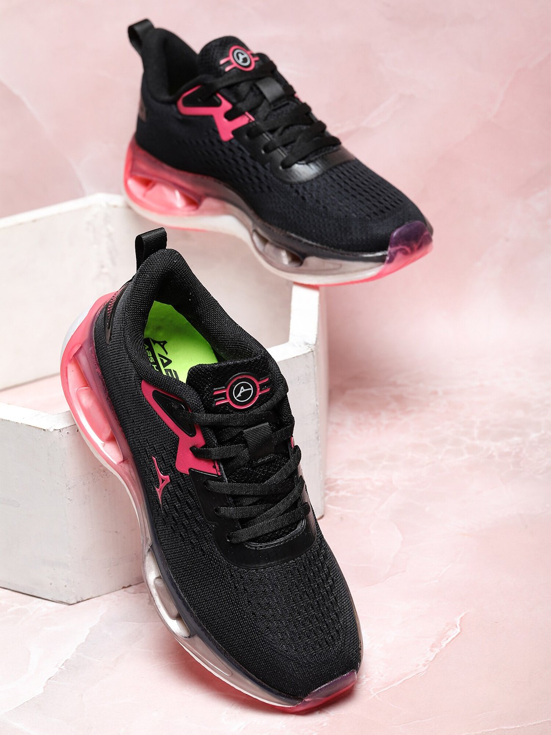 

ABROS Women Verna Air Technology Running Shoes, Black