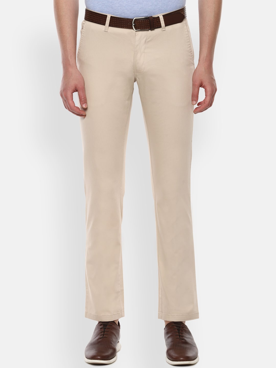 

Van Heusen Sport Men Mid-Rise Slim Fit Chinos Trousers, Beige