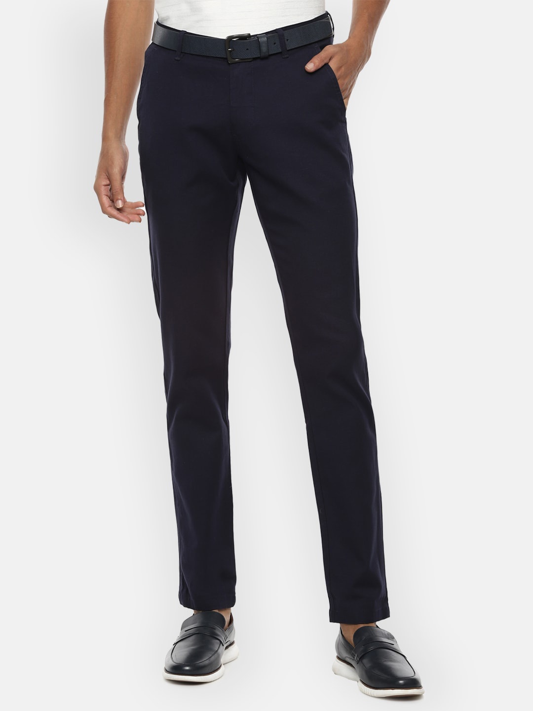 

Van Heusen Sport Men Slim Fit Trousers, Navy blue