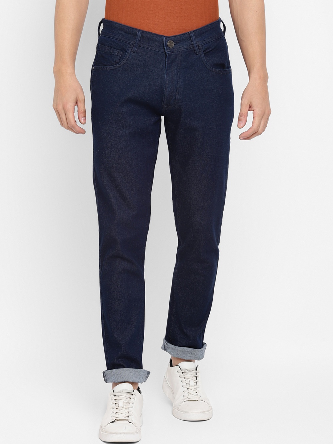 

Red Chief Men Slim Fit No Fade Clean Look Jeans, Navy blue