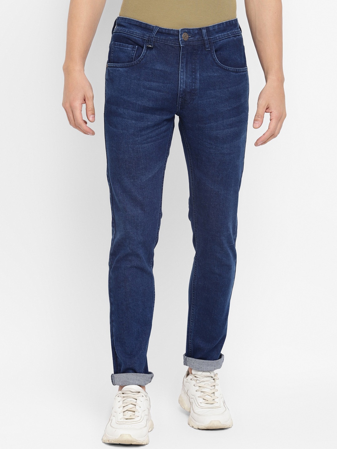 

Red Chief Men Slim Fit No Fade Clean Look Jeans, Navy blue