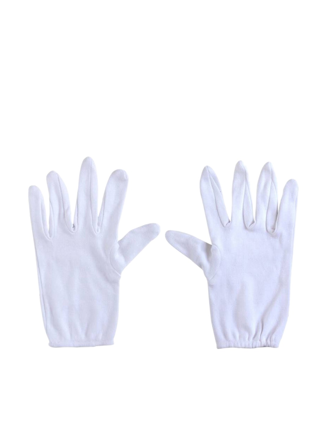 

Aadikart Cotton UV Protection Gloves, White