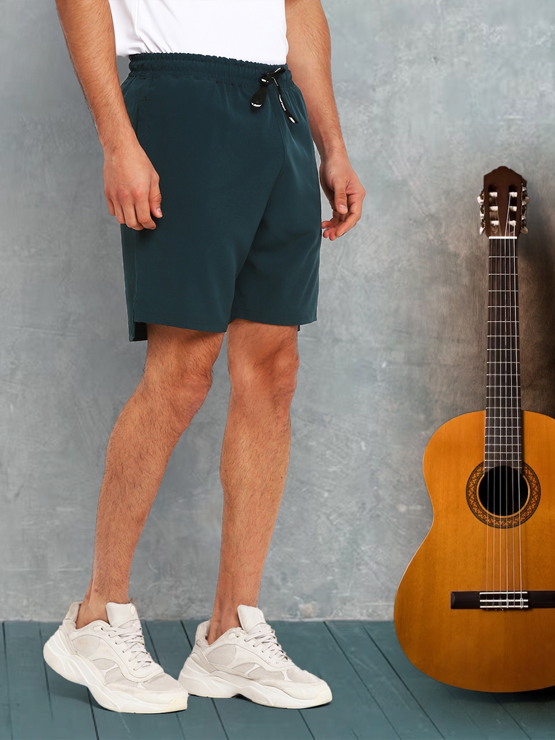 

FURO by Red Chief Men High-Rise Sports Shorts, Green