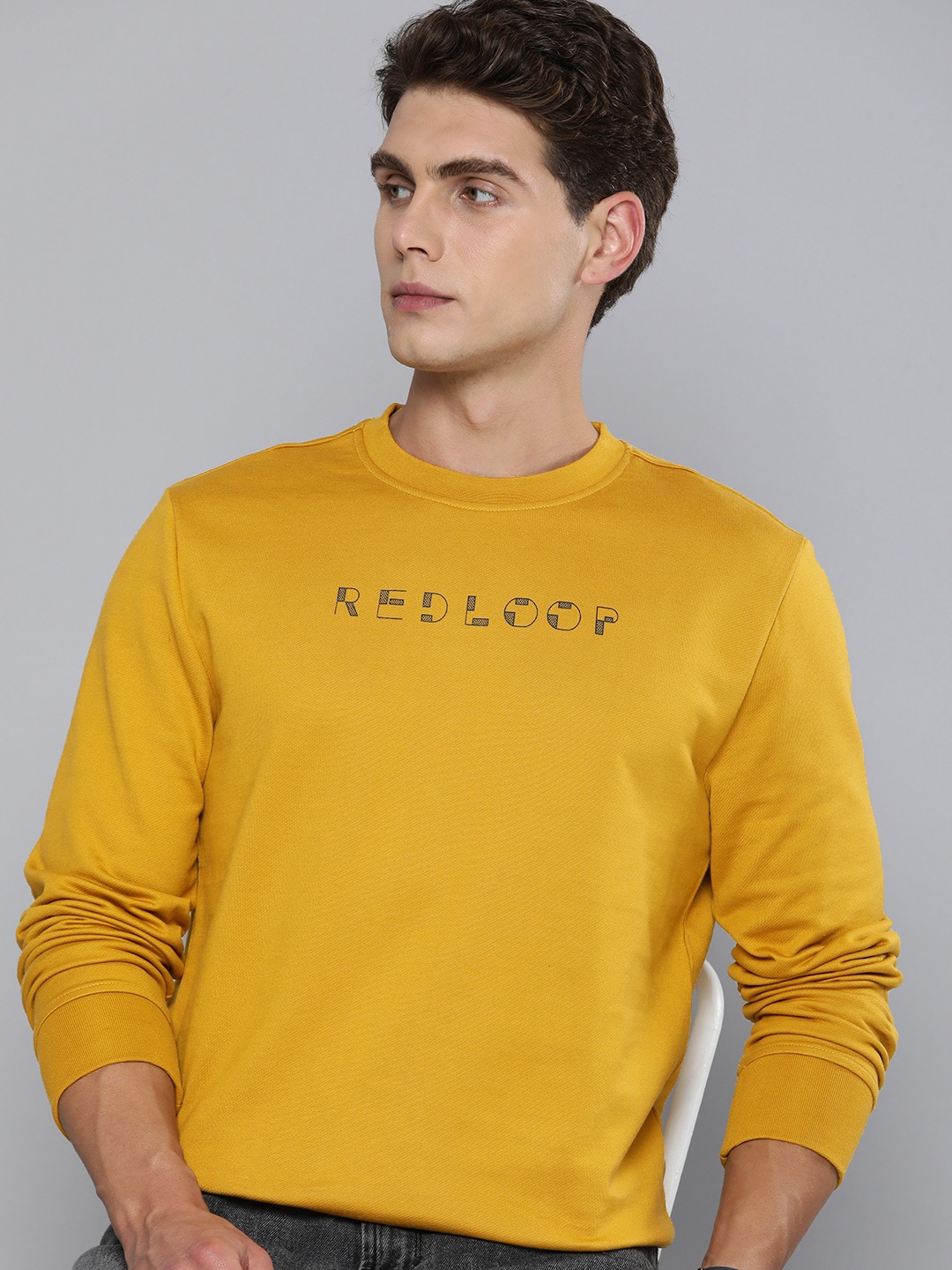 

Levis Pure Cotton Printed Sweatshirt, Yellow