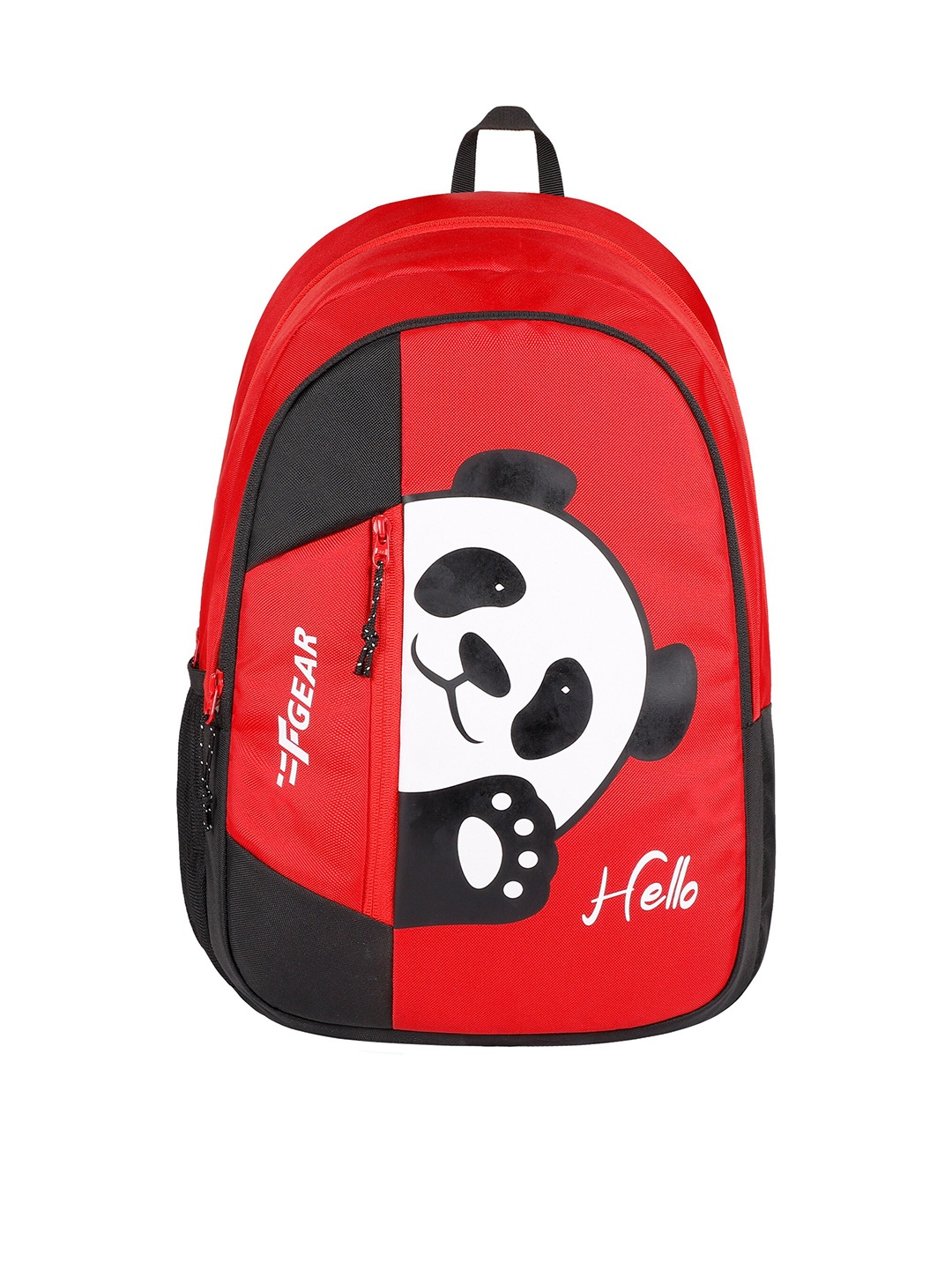 

F Gear Unisex Kids Panda Water Resistant Backpack, Red
