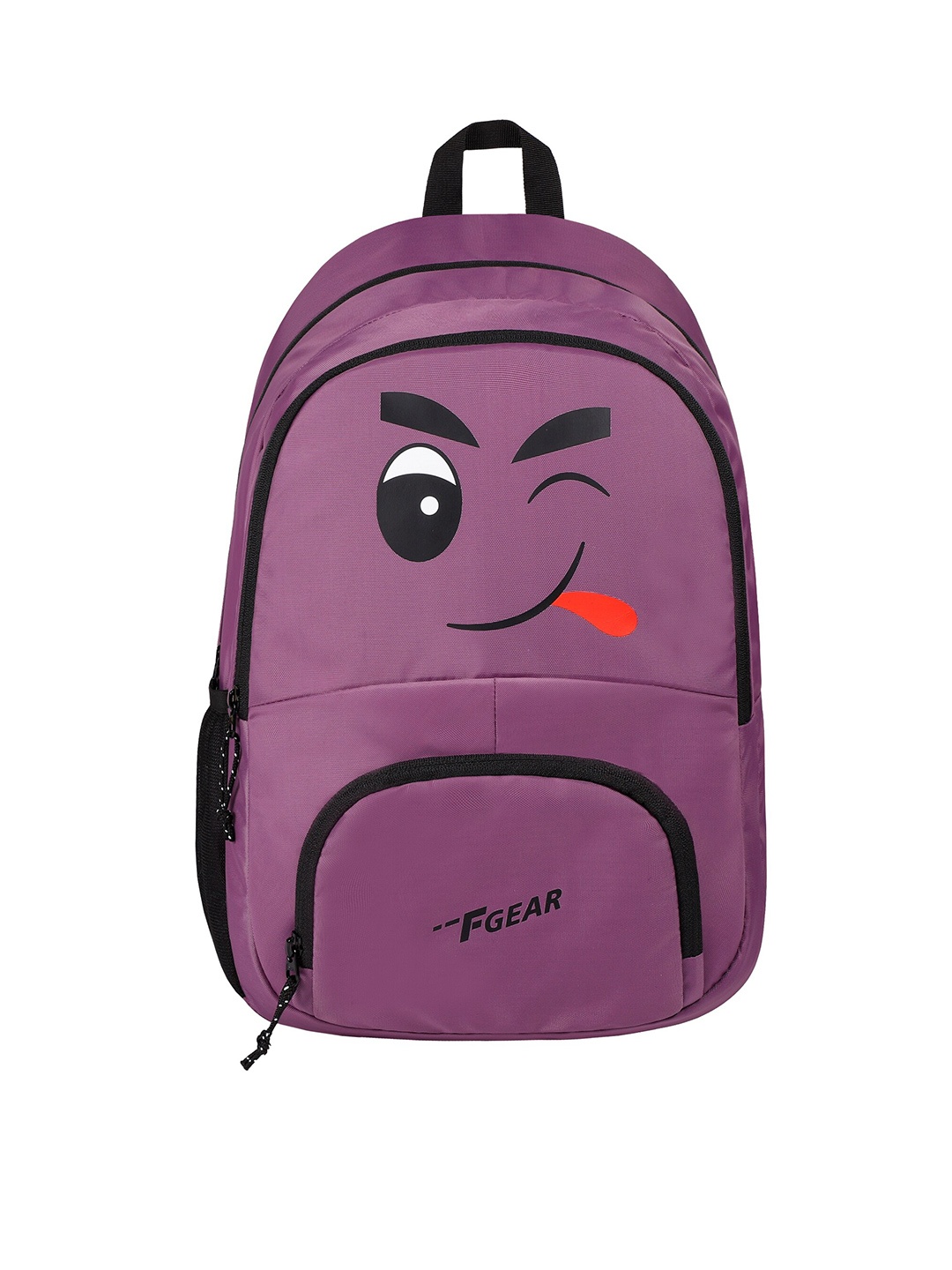 

F Gear Unisex Kids Graphic Printed Water Resistant Padded Backpack, Violet