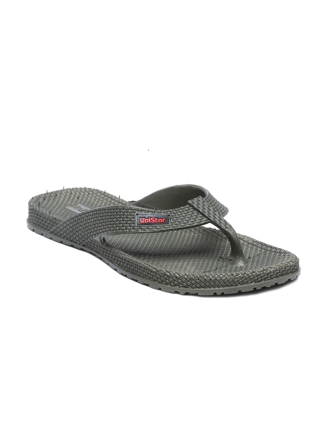 

UNISTAR Men Lightweight Thong Flip-Flops, Olive