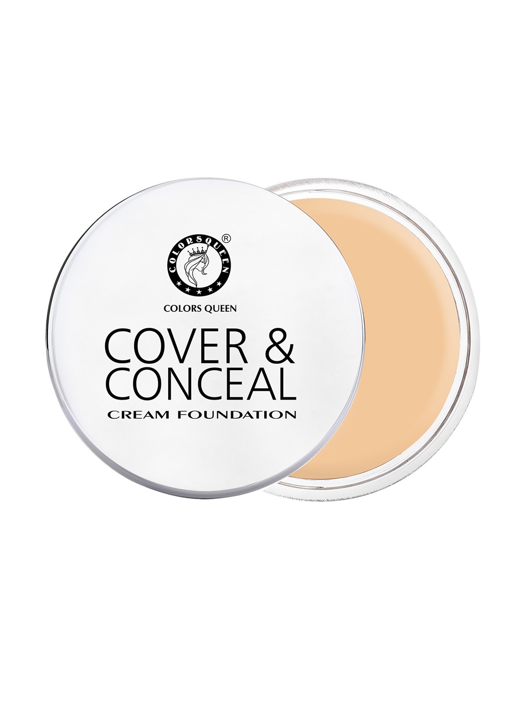 

Colors Queen Cover & Conceal Cream Matte Longwearing Foundation & Concealer 10g - Shade 03, Beige