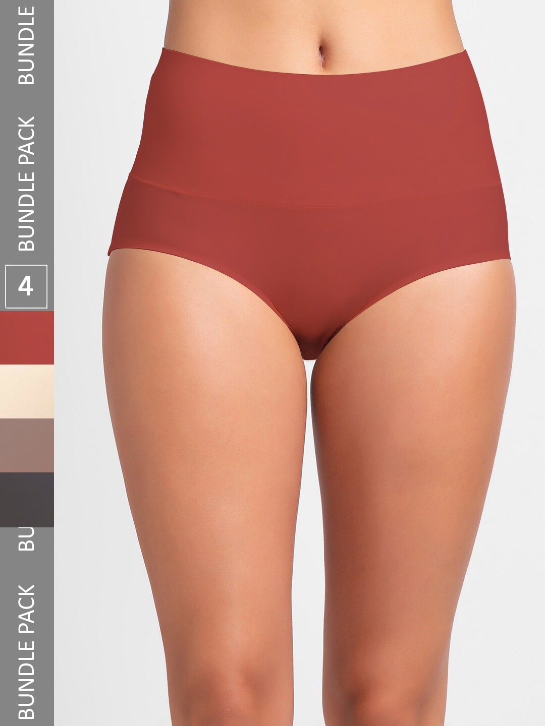 

NOIRA Pack Of 4 Assorted Hipster Briefs 873_SBBrM_NO