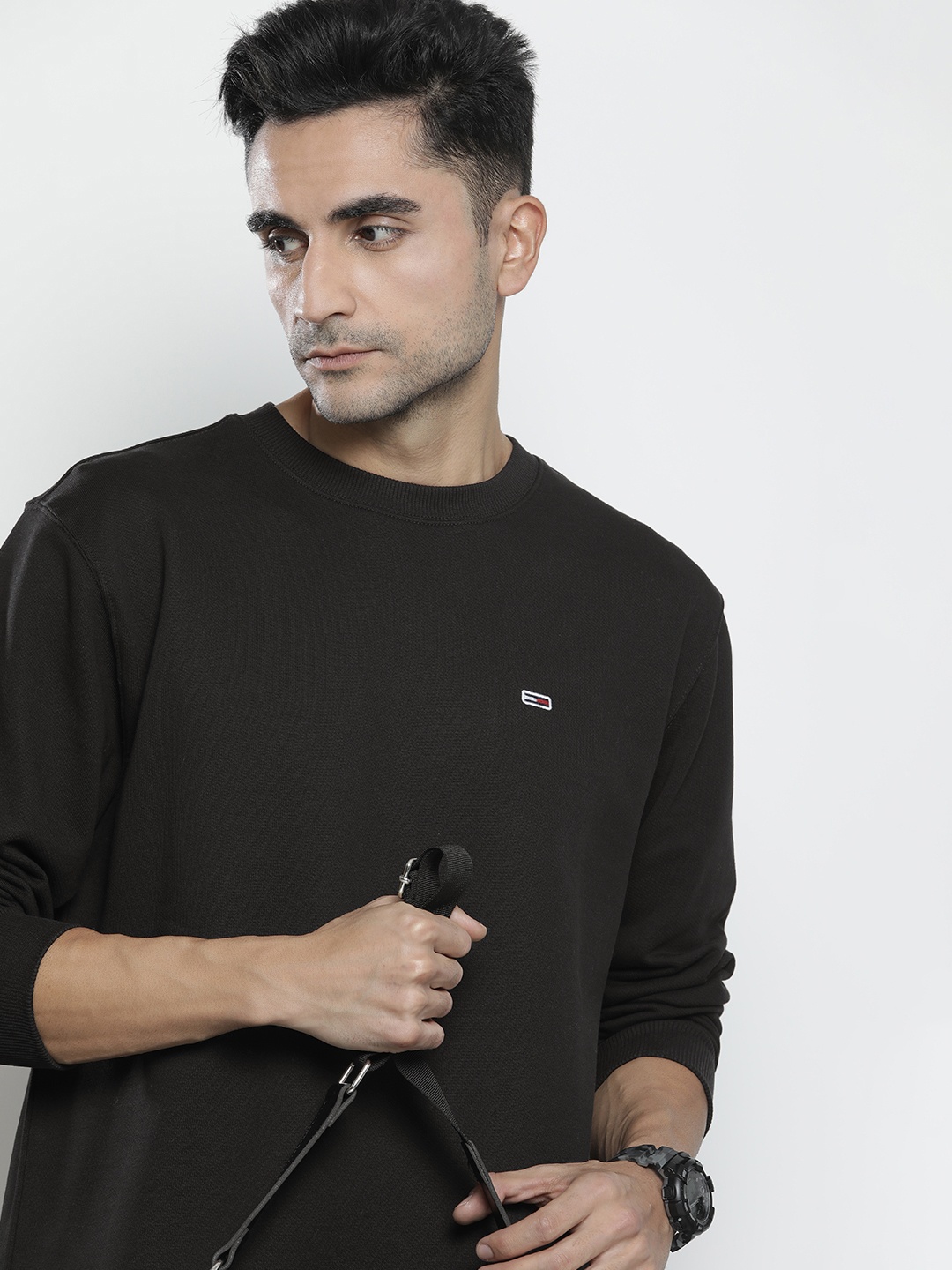 

Tommy Hilfiger Pure Cotton Sweatshirt, Black