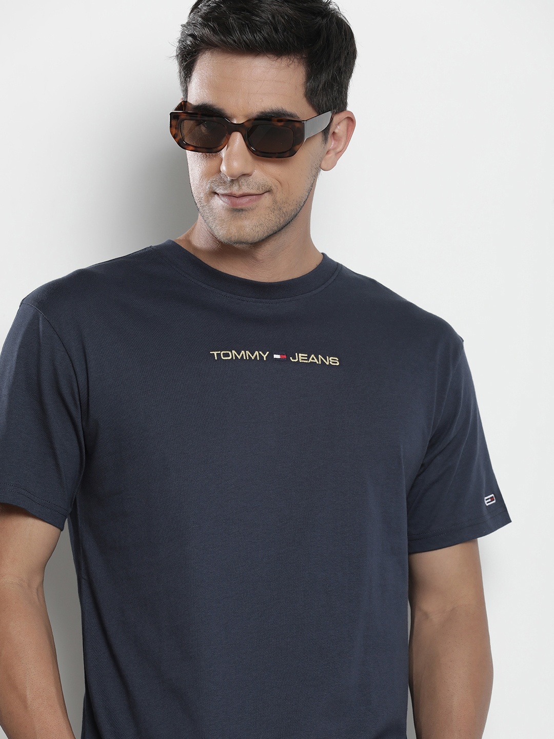

Tommy Hilfiger Pure Cotton Round Neck T-shirt, Blue