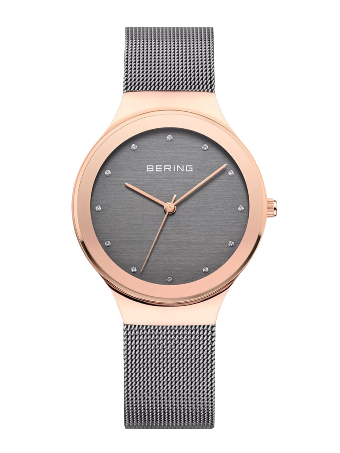 

BERING Women Stainless Steel Bracelet Style Straps Analogue Watch 12934-369, Grey