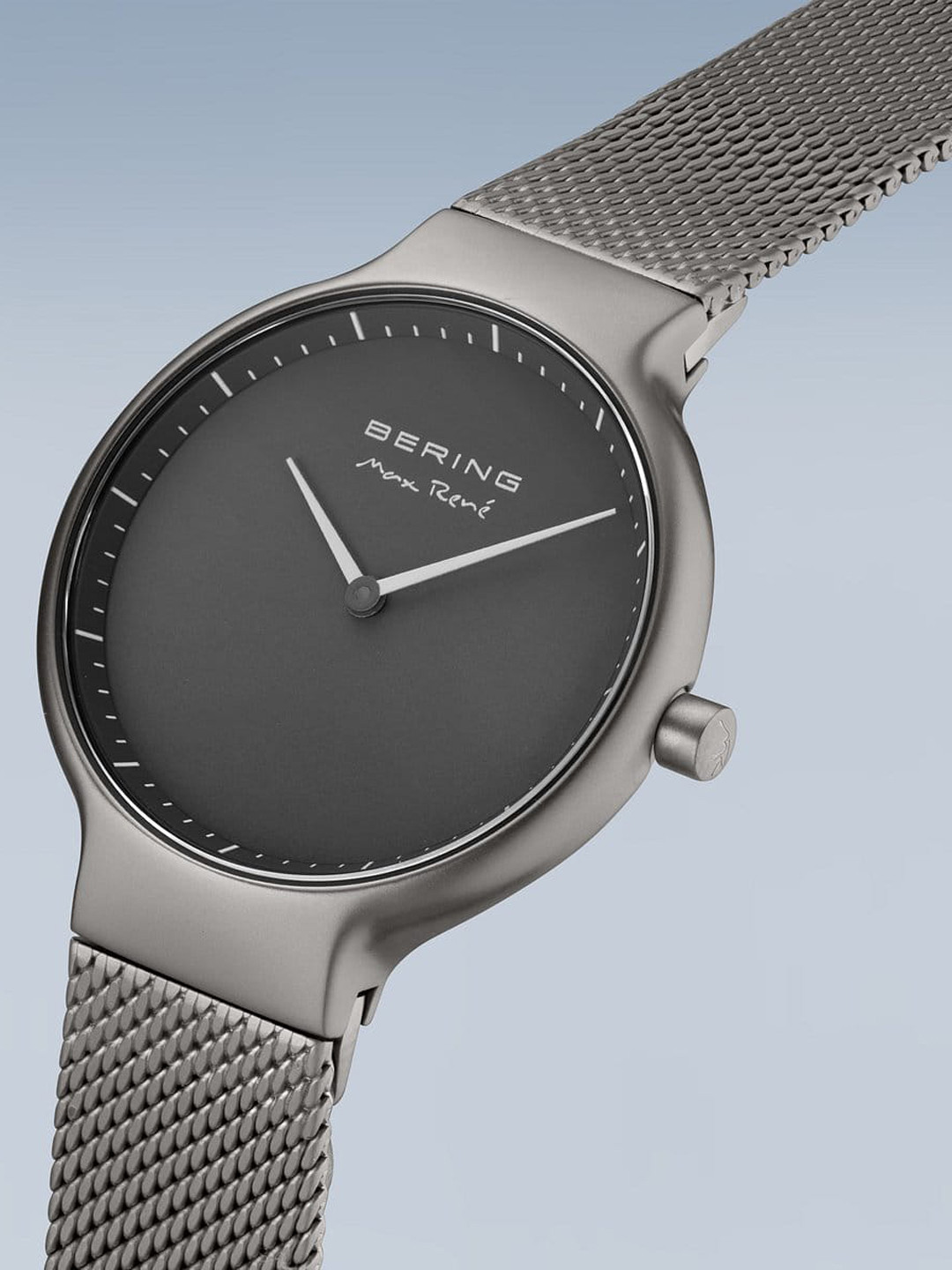 

BERING Max Rene Women Stainless Steel Bracelet Style Straps Analogue Watch 15531-377, Grey