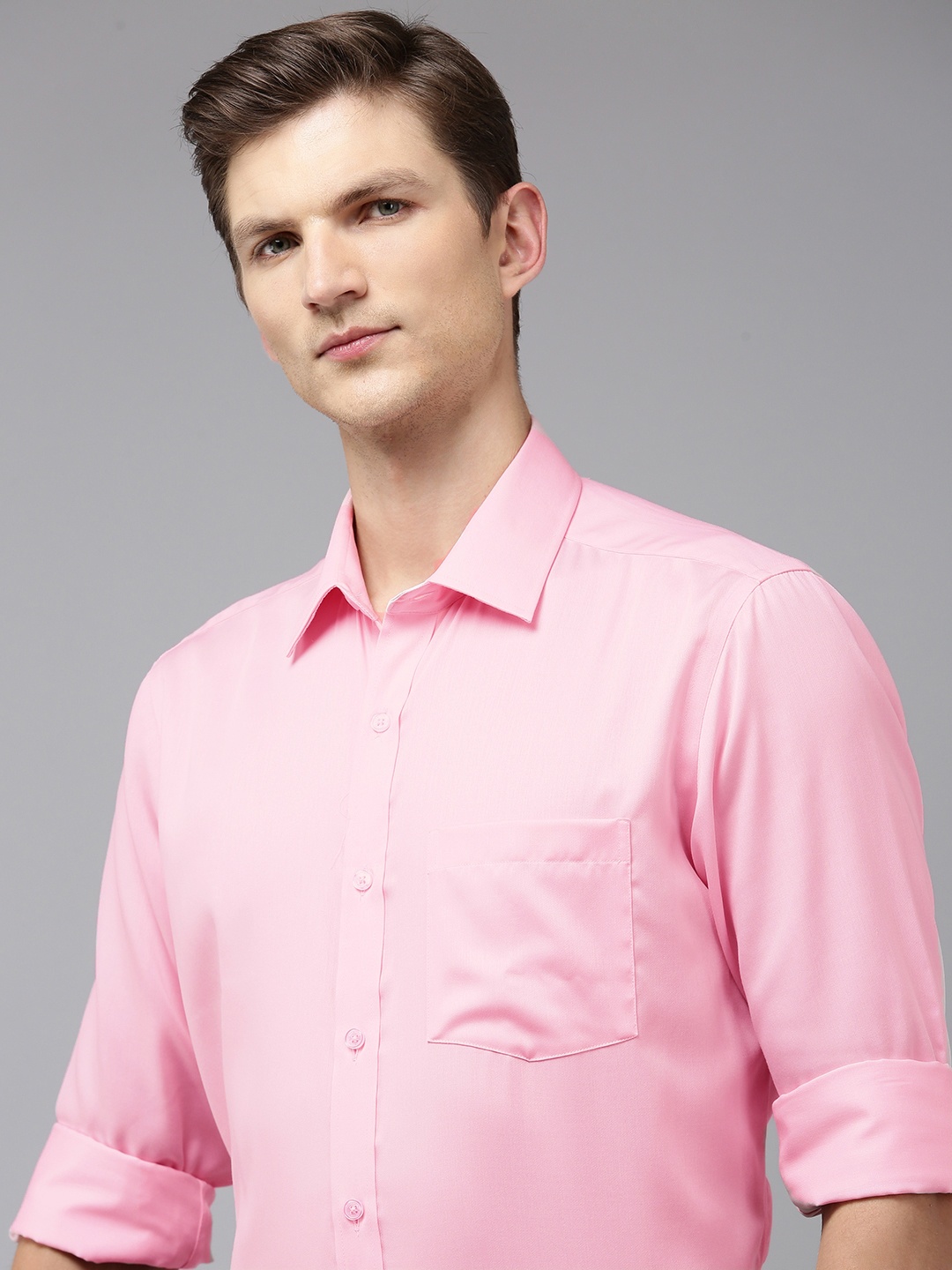 

Park Avenue Men Pure Cotton Formal Shirt, Pink