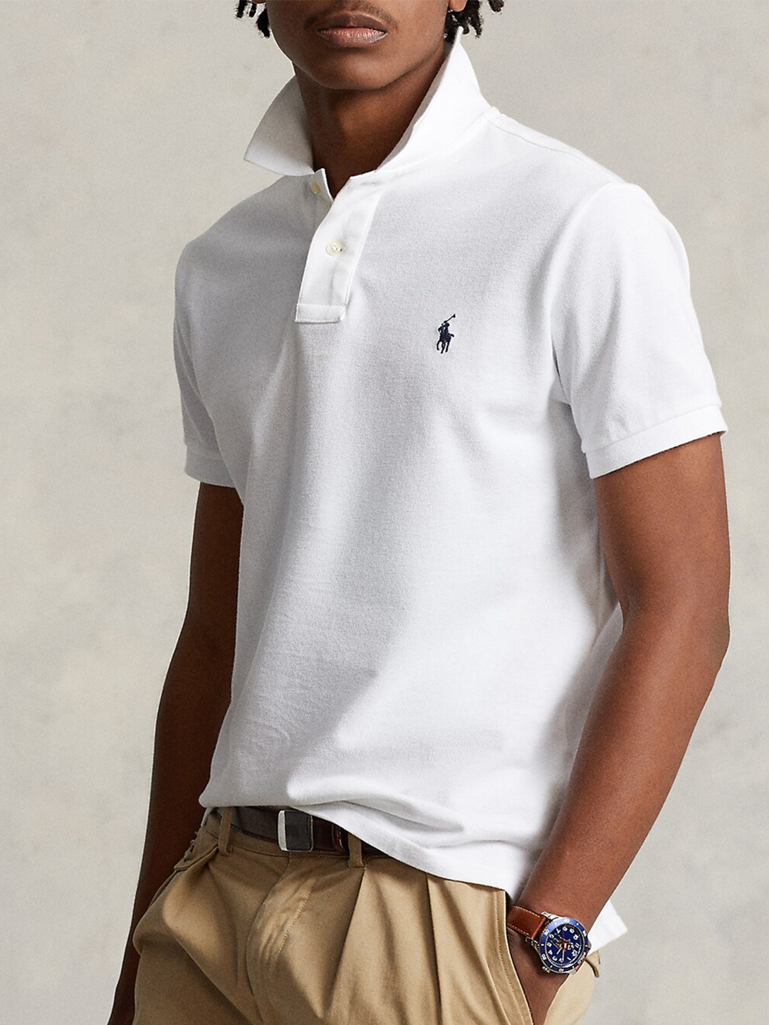 

Polo Ralph Lauren Cotton Slim-Fit T-Shirt, White