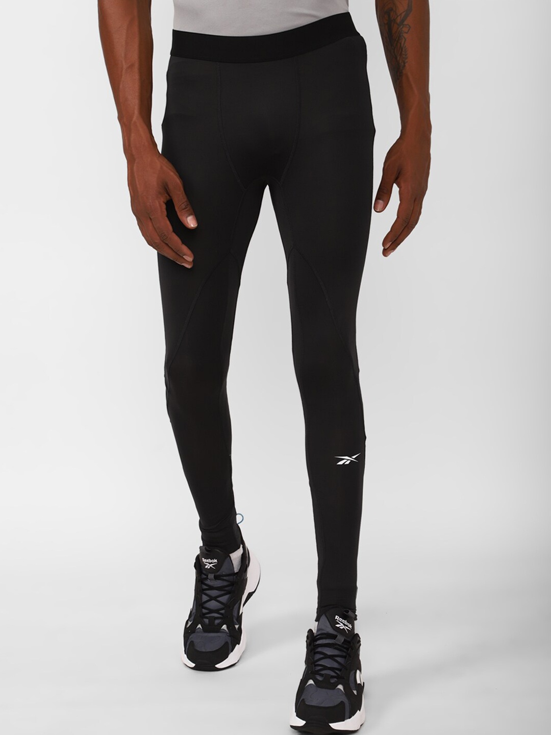 

Reebok Men Rbk-Fitness Wor Compr Speedwick Technology Tights, Black