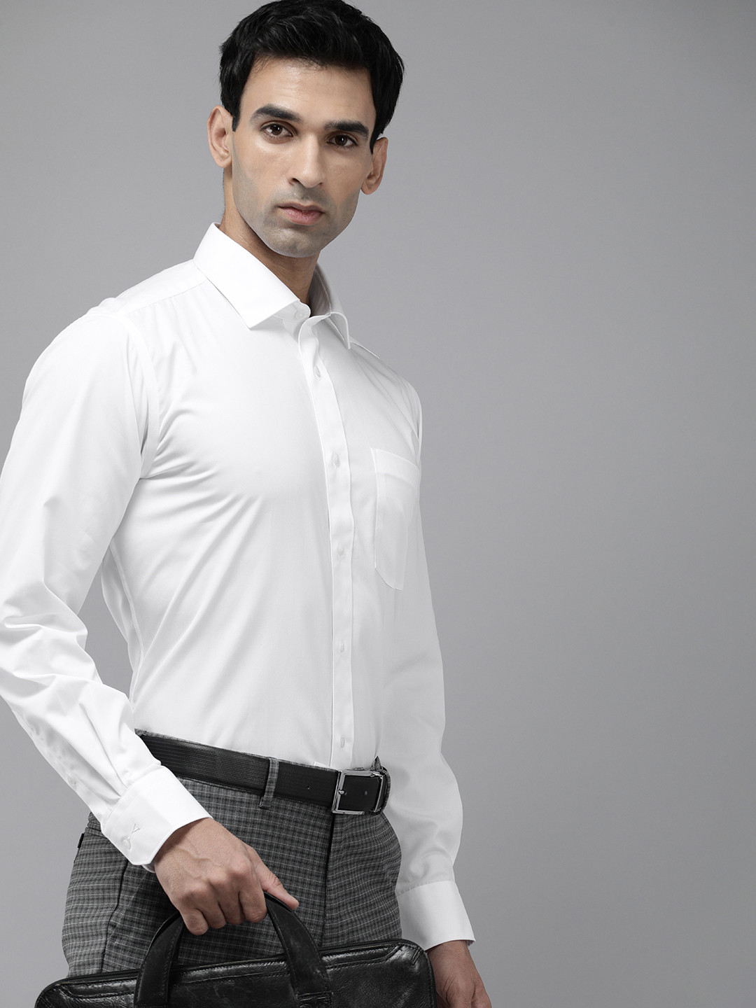 

Van Heusen Pure Cotton Custom Fit Formal Shirt, White
