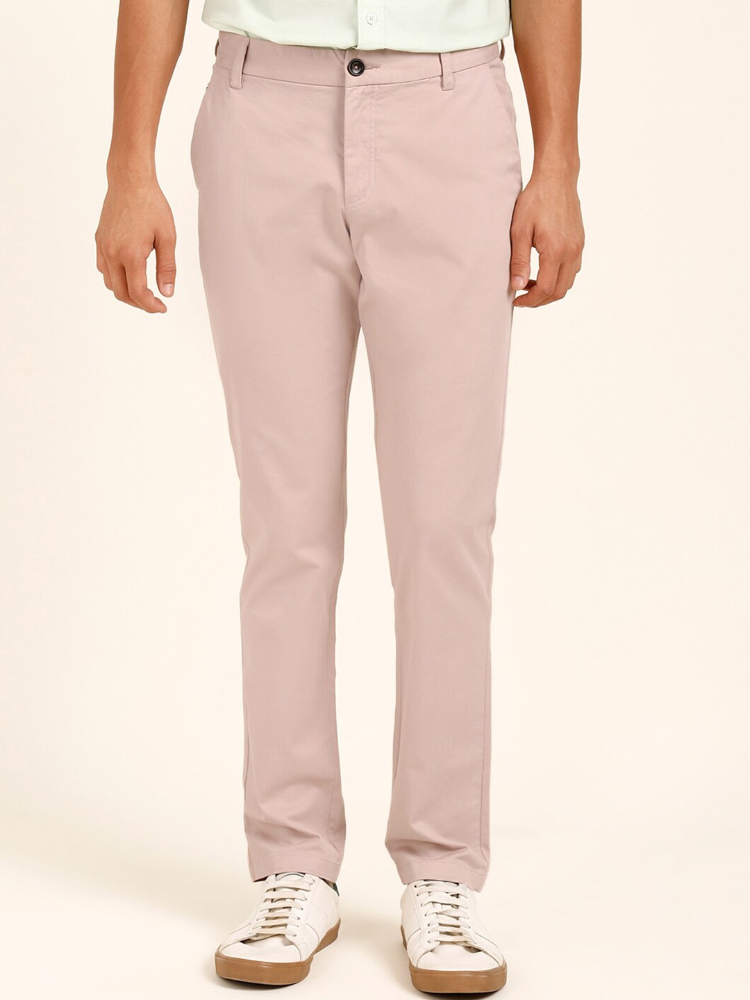 

Andamen Ultra Regular Fit Cotton Trousers, Pink