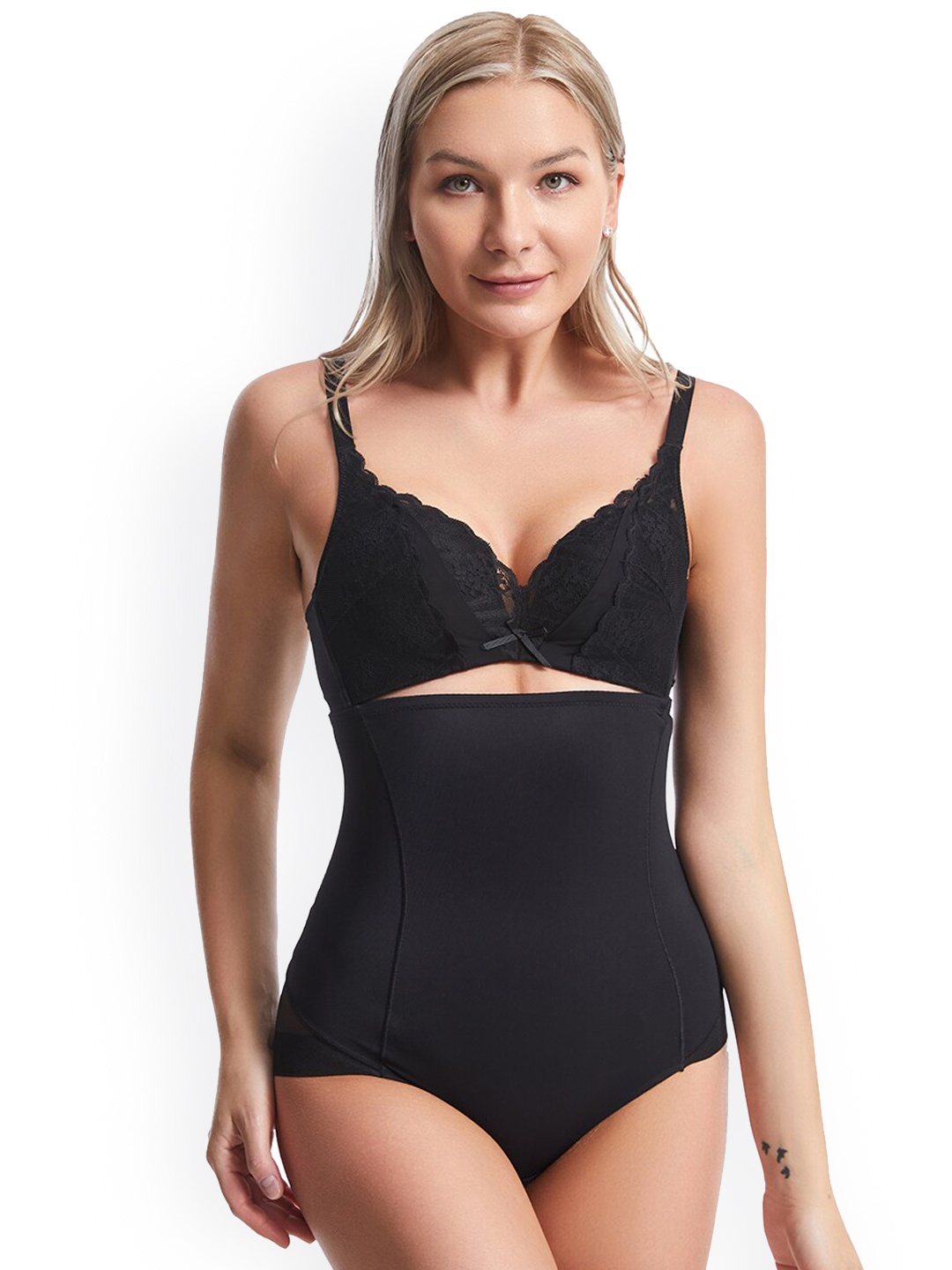 

JC Collection High Rise Shaper Brief, Black