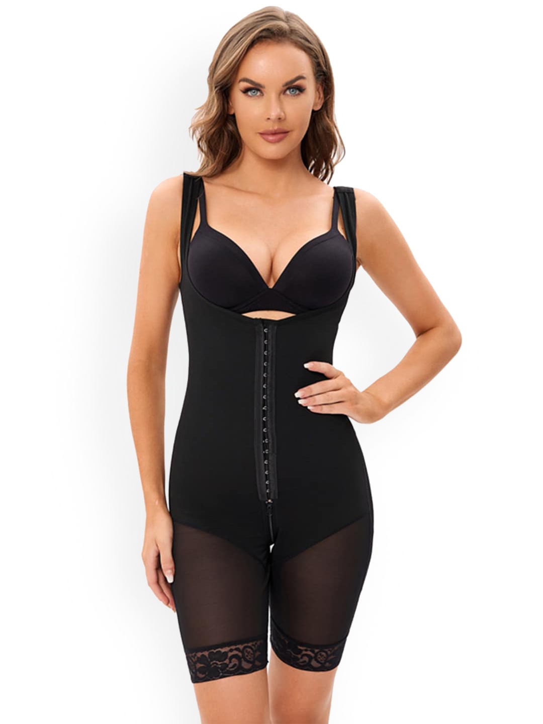 

JC Collection Sleeveless Full Body Shaper, Black