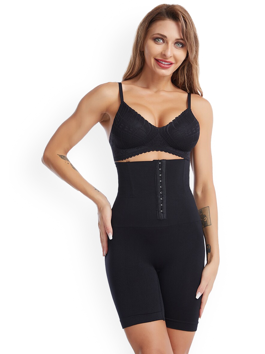 

JC Collection Tummy and Thigh Shapewear, Black