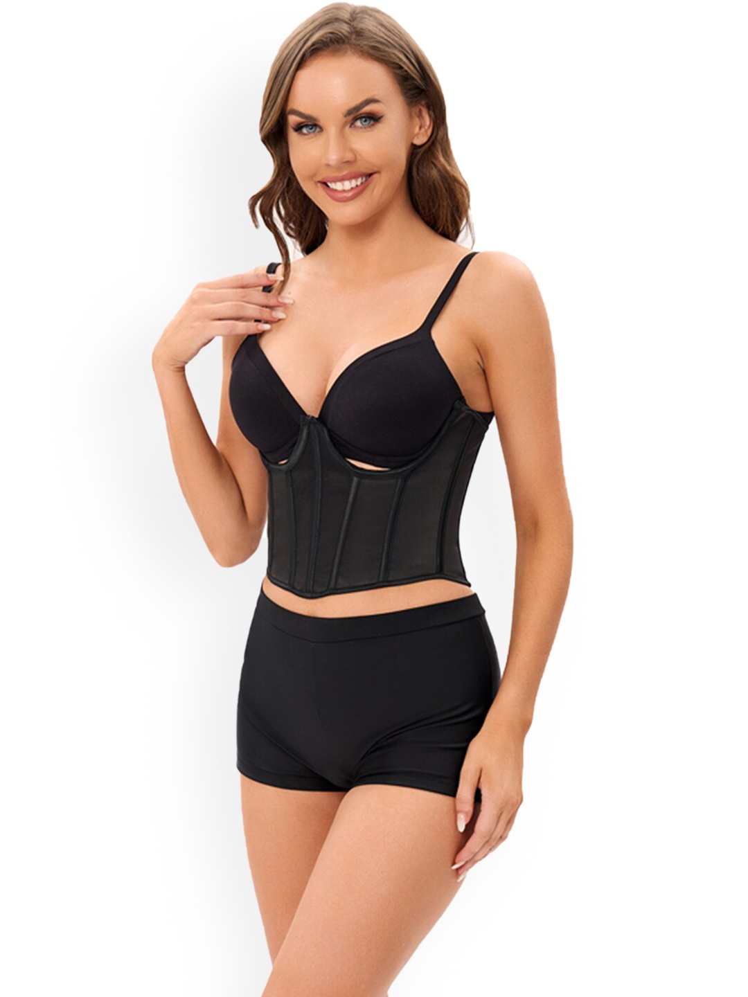 

JC Collection Corset Shapewear, Black