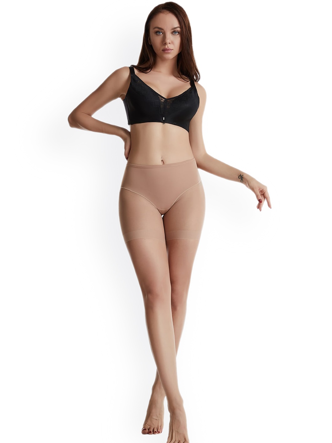 

JC Collection Tummy & Thigh Shapewear, Beige