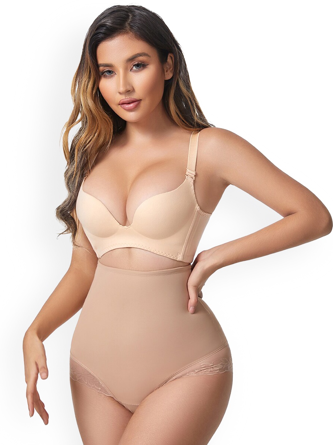 

JC Collection High-Rise Tummy Shaper, Beige