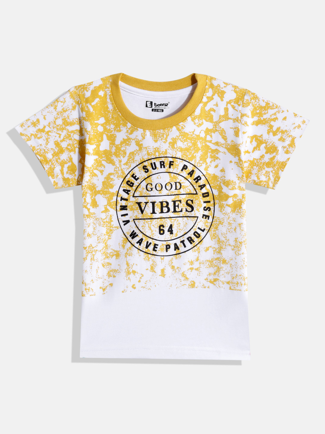

Eteenz Boys Tie & Dye T-shirt, White