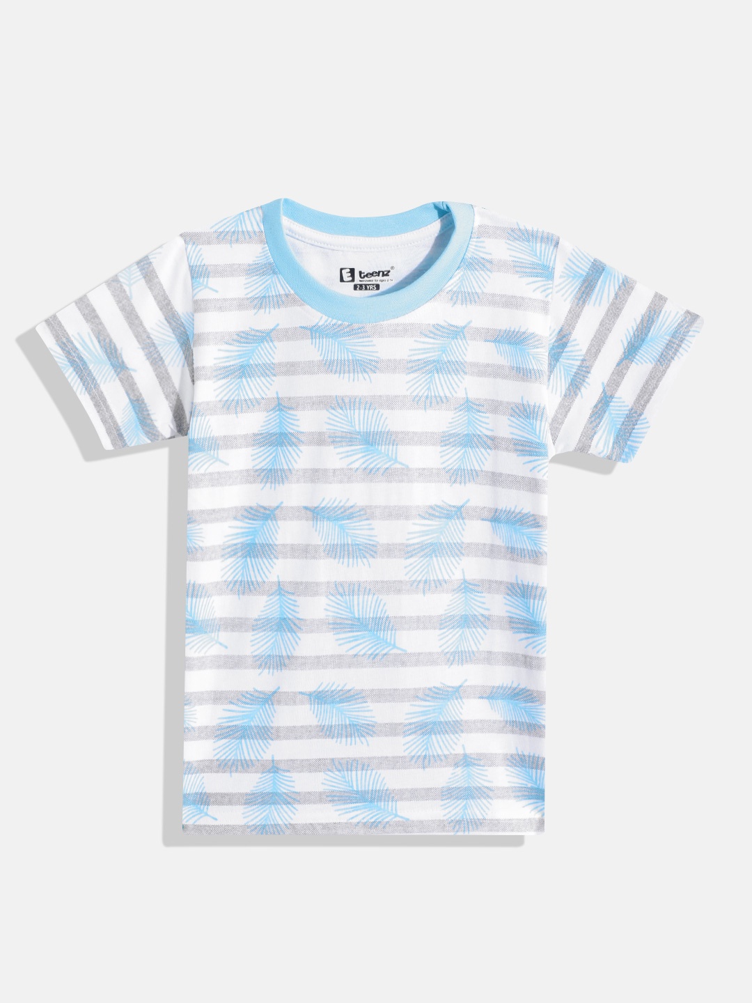 

Eteenz Boys Striped T-shirt, White