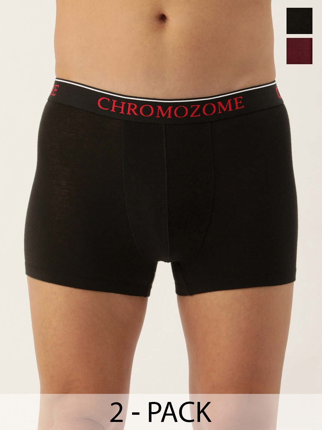 

Chromozome Men Pack of 2 Trunks 8902733650441-Multi 7, Brown