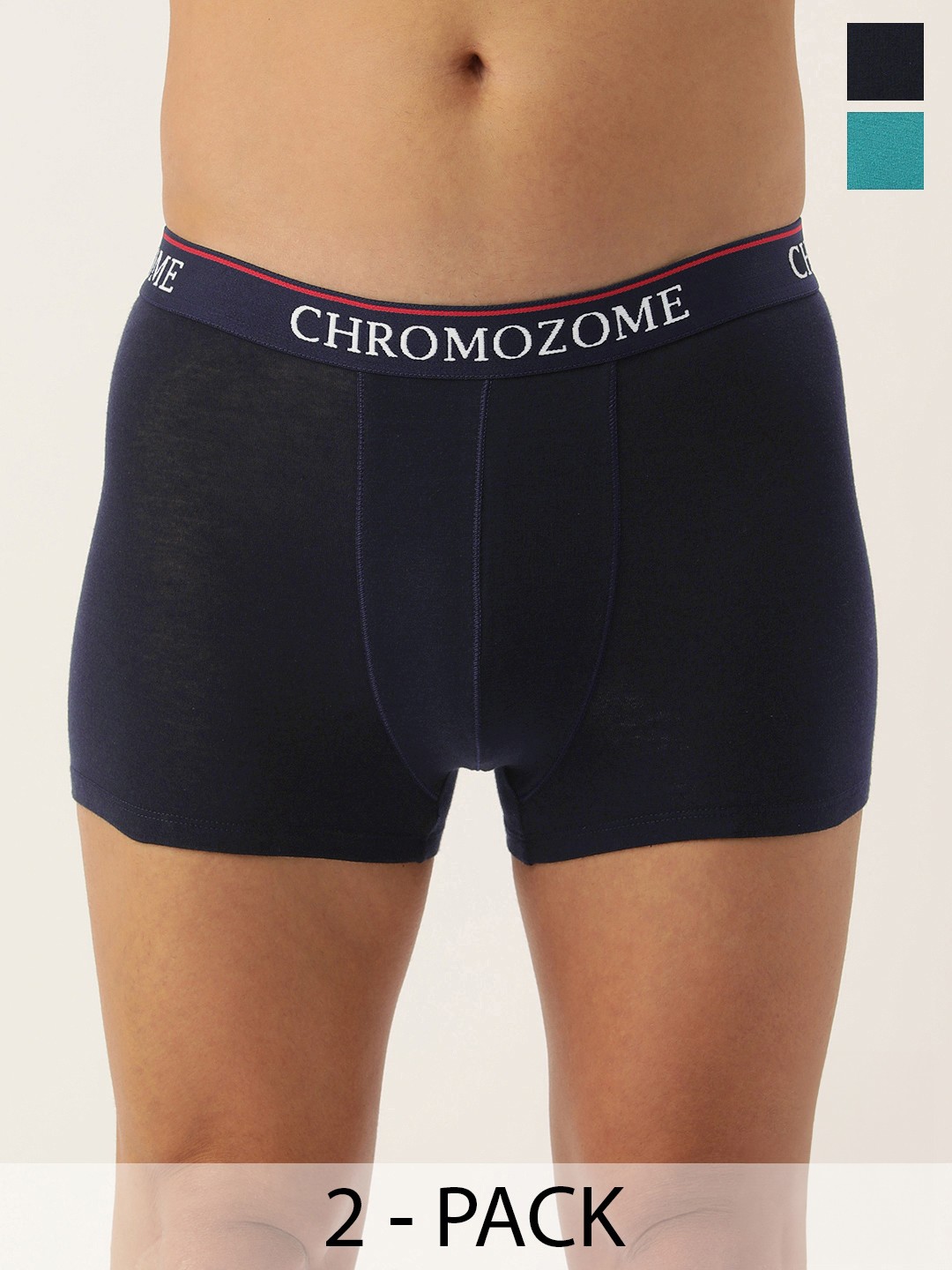 

Chromozome Men Pack of 2 Trunks 8902733650281-Multi 3, Blue