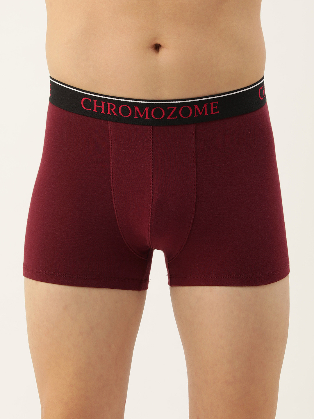 

Chromozome Men Solid Trunk 8902733650168-Wine, Maroon