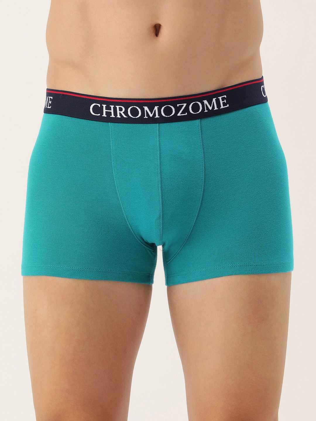 

Chromozome Men Solid Short Outer Elastic Mid-Rise Trunk 8902733650007, Teal