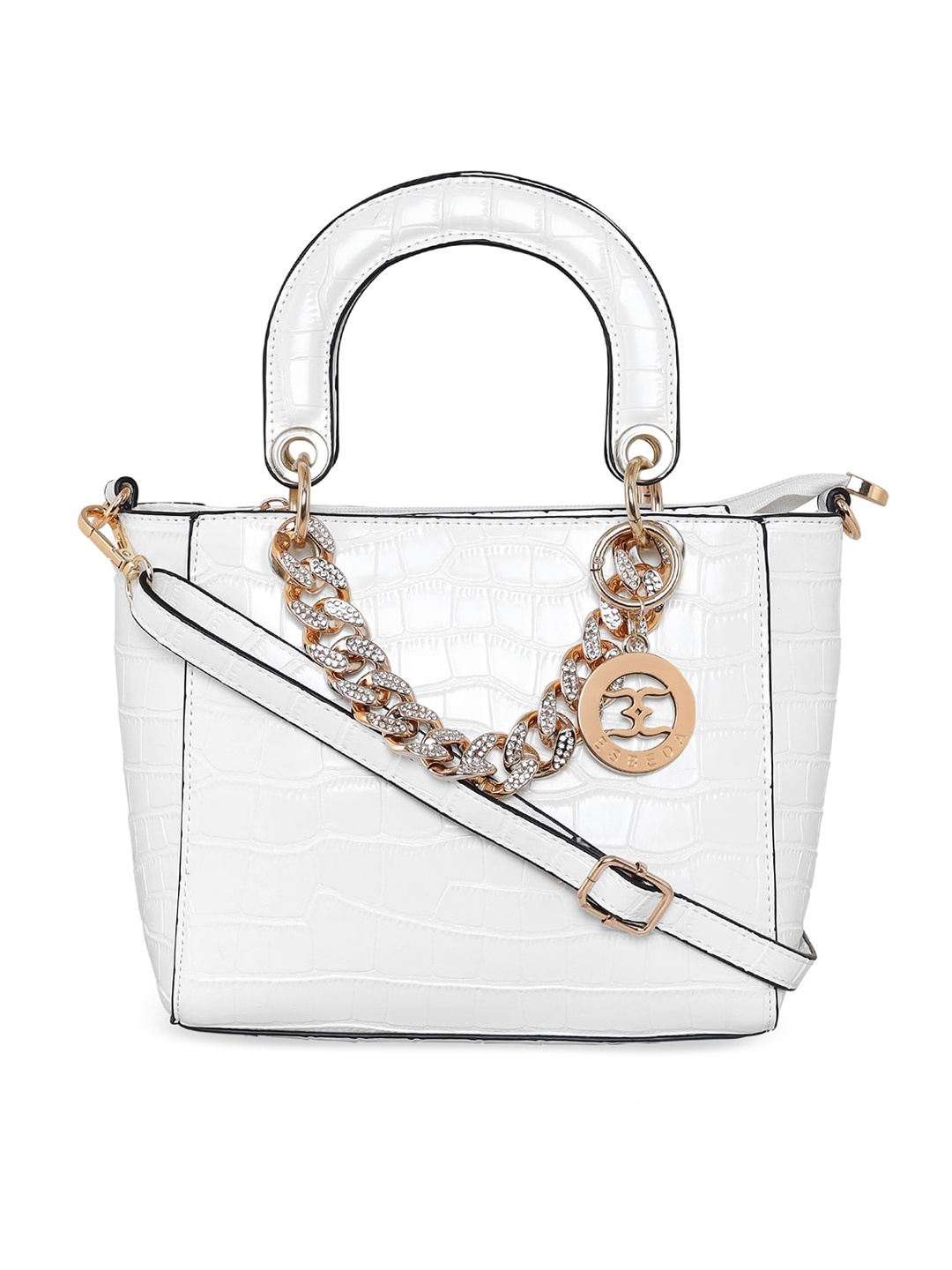 

ESBEDA Structured Handheld Bag, White