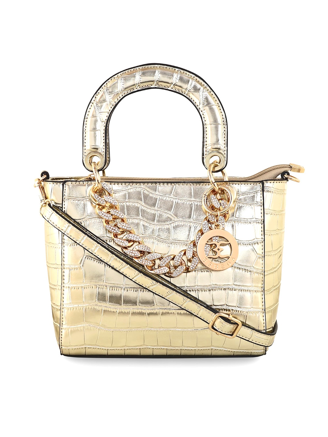 

ESBEDA Structured Handheld Bag, Gold