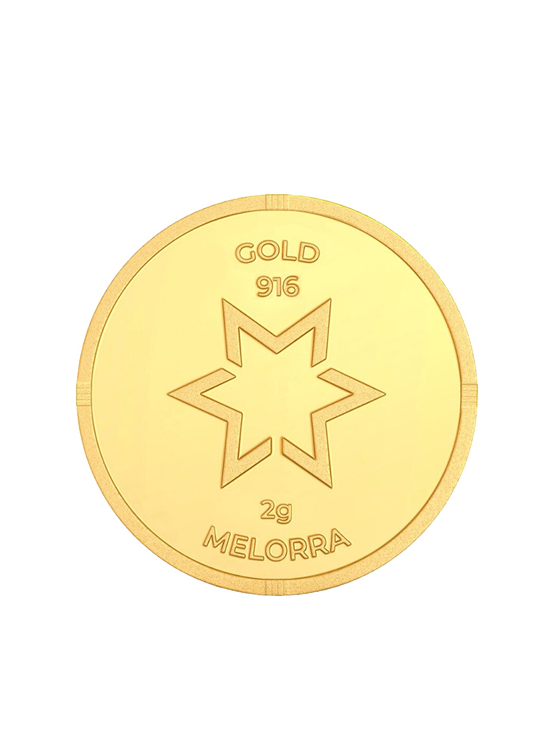 

MELORRA Congratulations 22KT Gold Coin-2gram