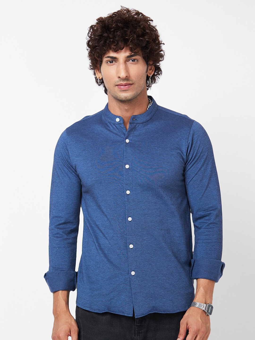 

VASTRADO Men Cotton Casual Shirt, Blue
