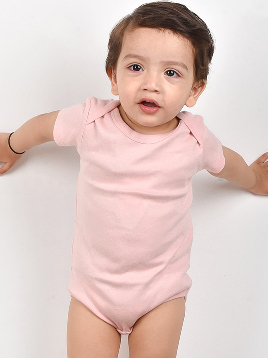 

Moms Home Infants Organic Cotton Bodysuits, Pink