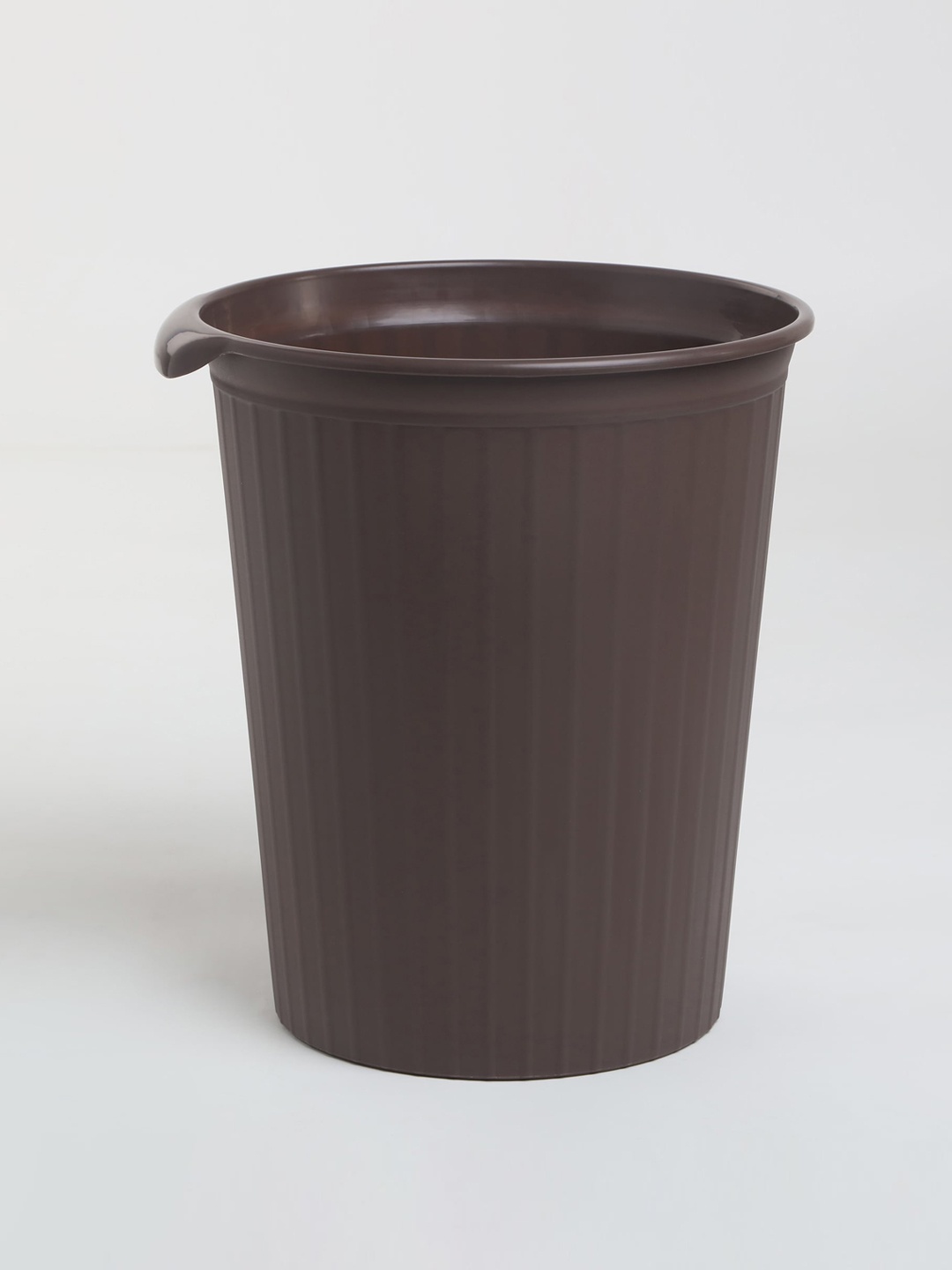 

Home Centre Brown Solid Sedona Alvina Polypropylene Open Waste Bin - 9.5 L