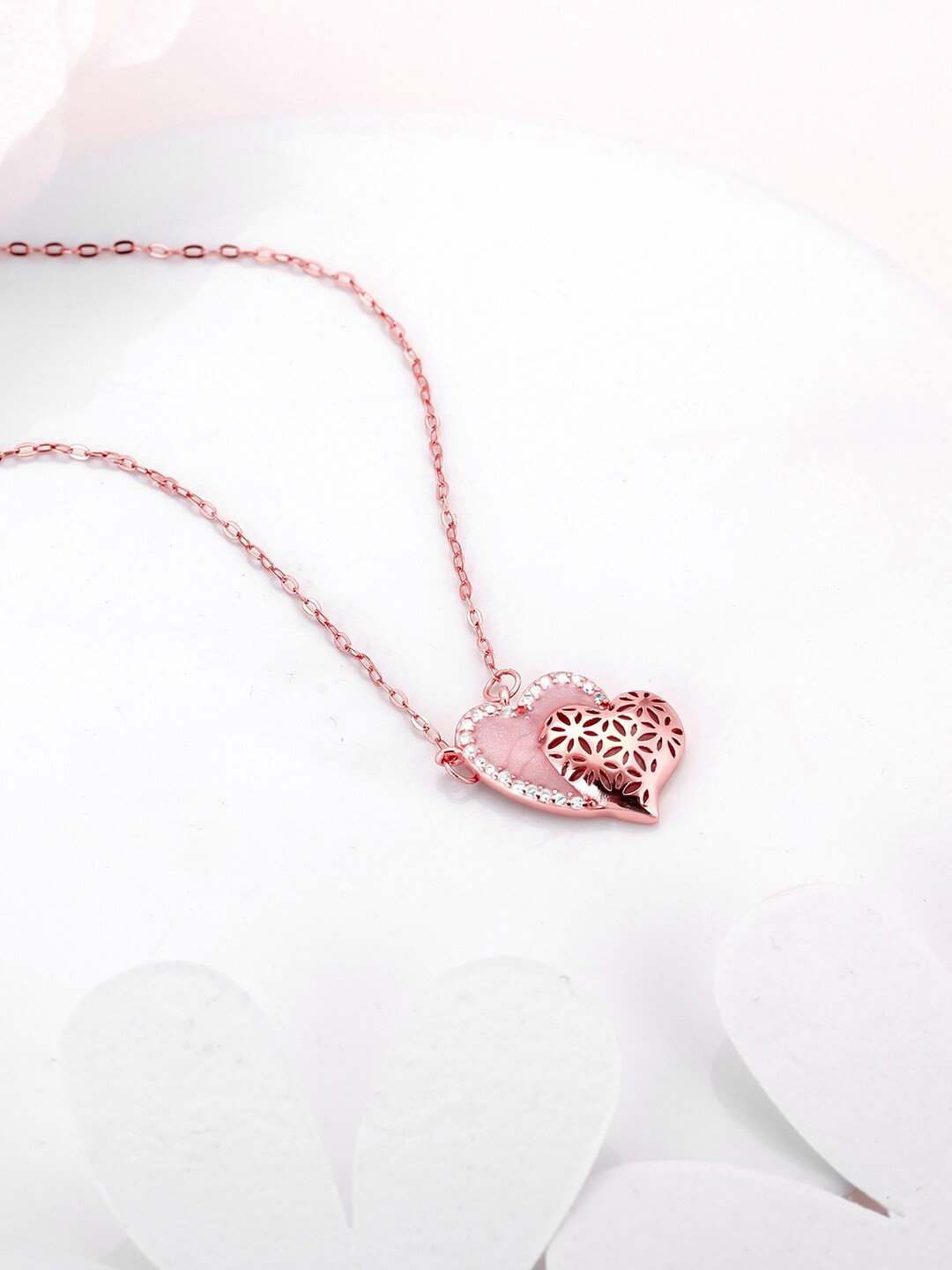 

GIVA Rose Gold-Plated Sterling Silver Handcrafted Chain