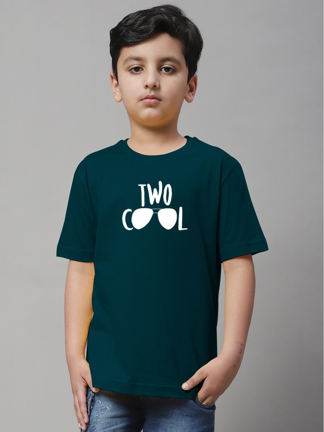 

Friskers Typography Printed T-shirt, Teal