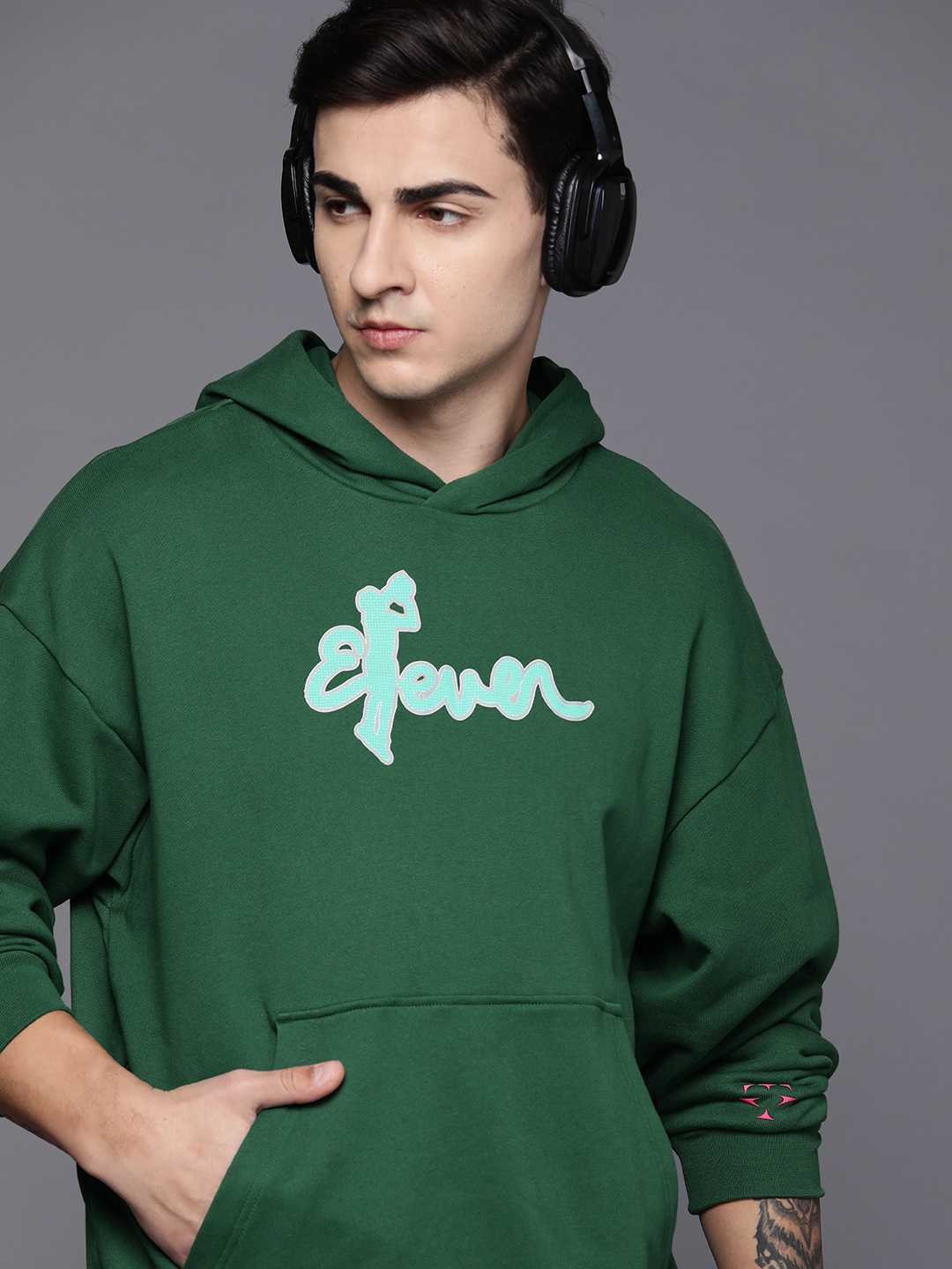 

ADIDAS Trae Winterized Hooded Sweatshirt, Green