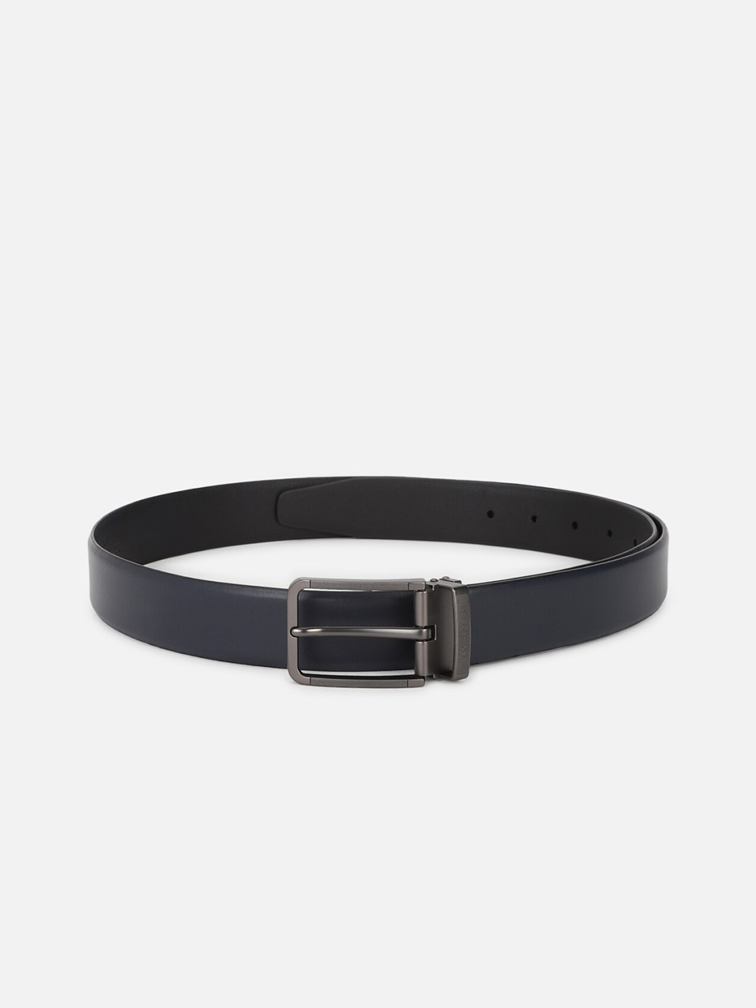 

Van Heusen Men Navy Blue Leather Formal Belt