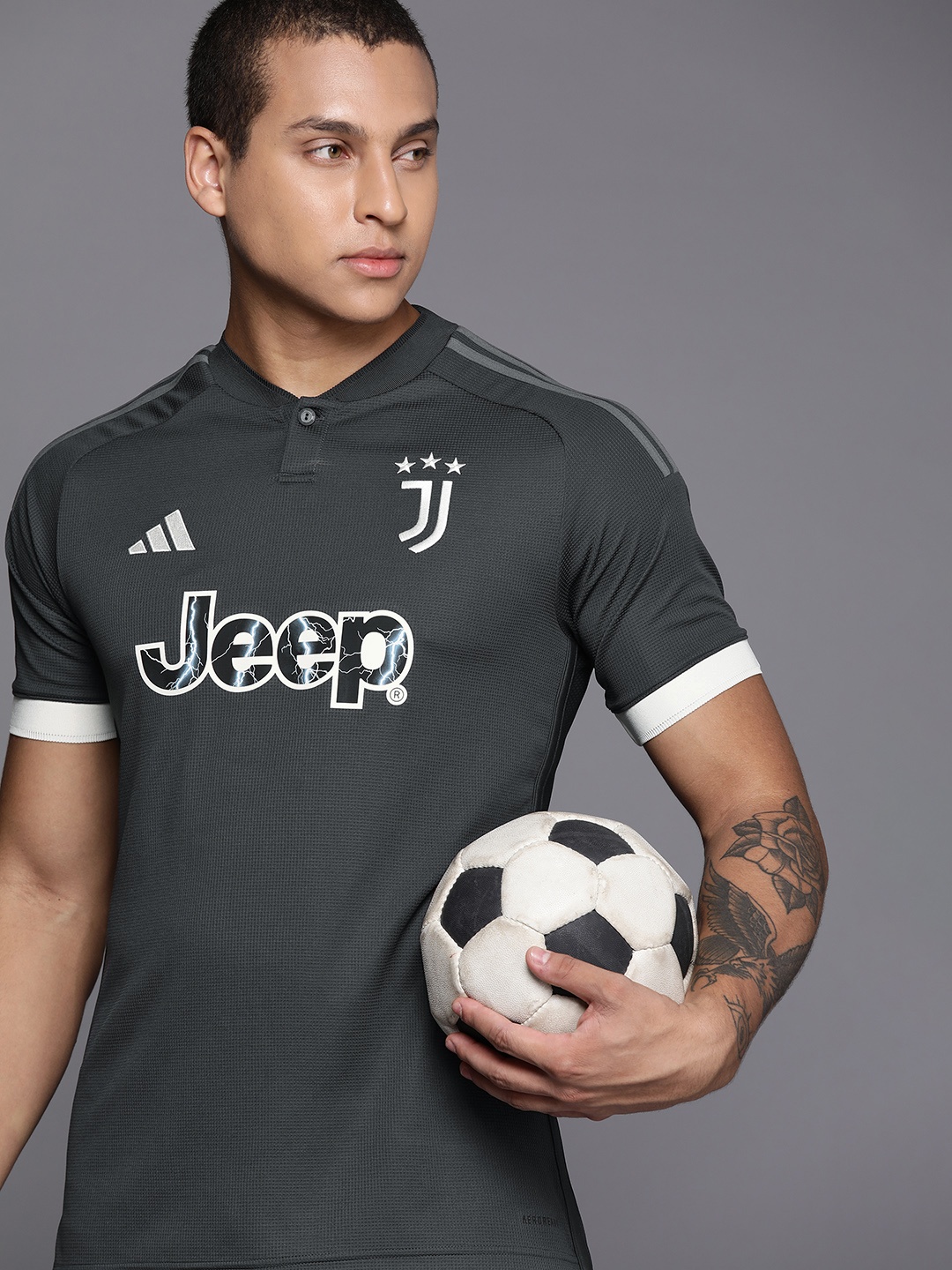 

ADIDAS Juventus 23/24 Third Aeroready Jersey, Grey