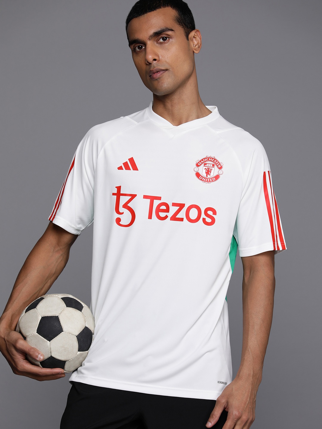 

ADIDAS Manchester United TIRO 23 Football Training T-shirt, White