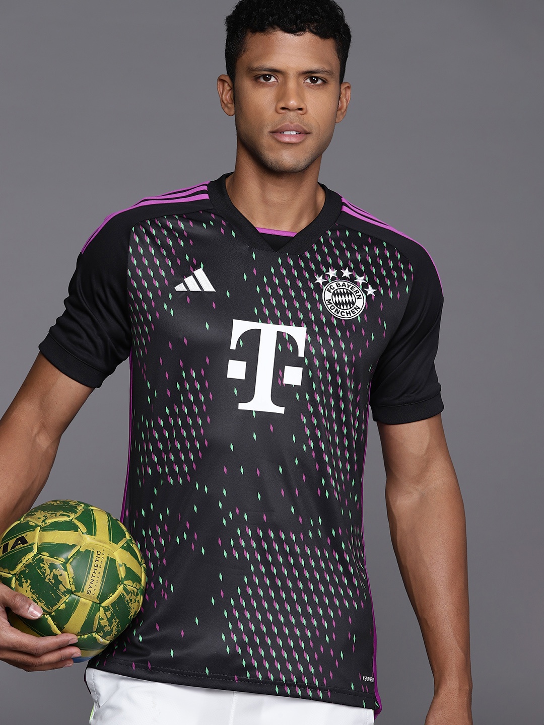 

ADIDAS FC BAYERN 23/24 Away Jersey, Black