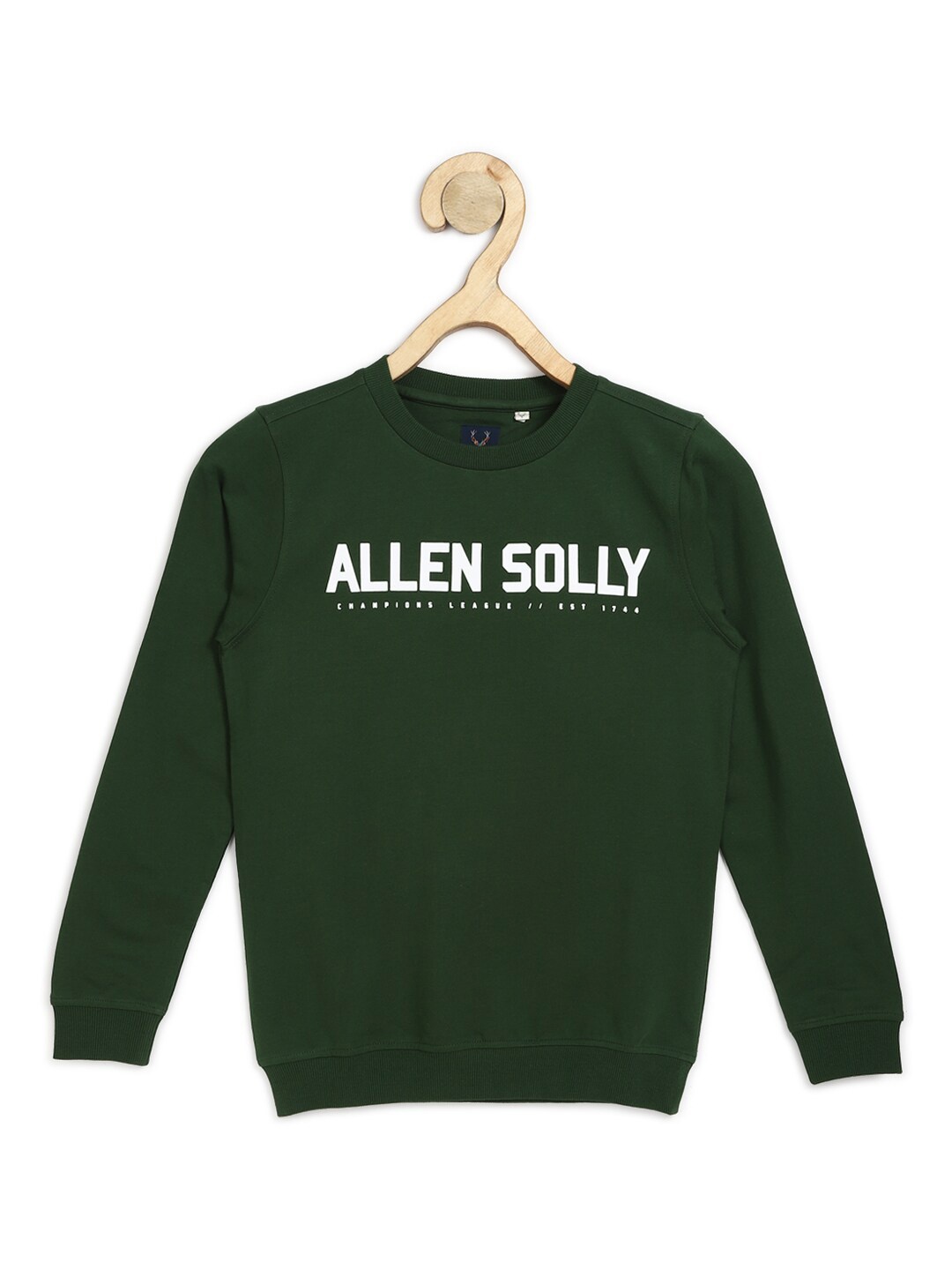 

Allen Solly Junior Boys Printed Cotton Sweatshirt, Green